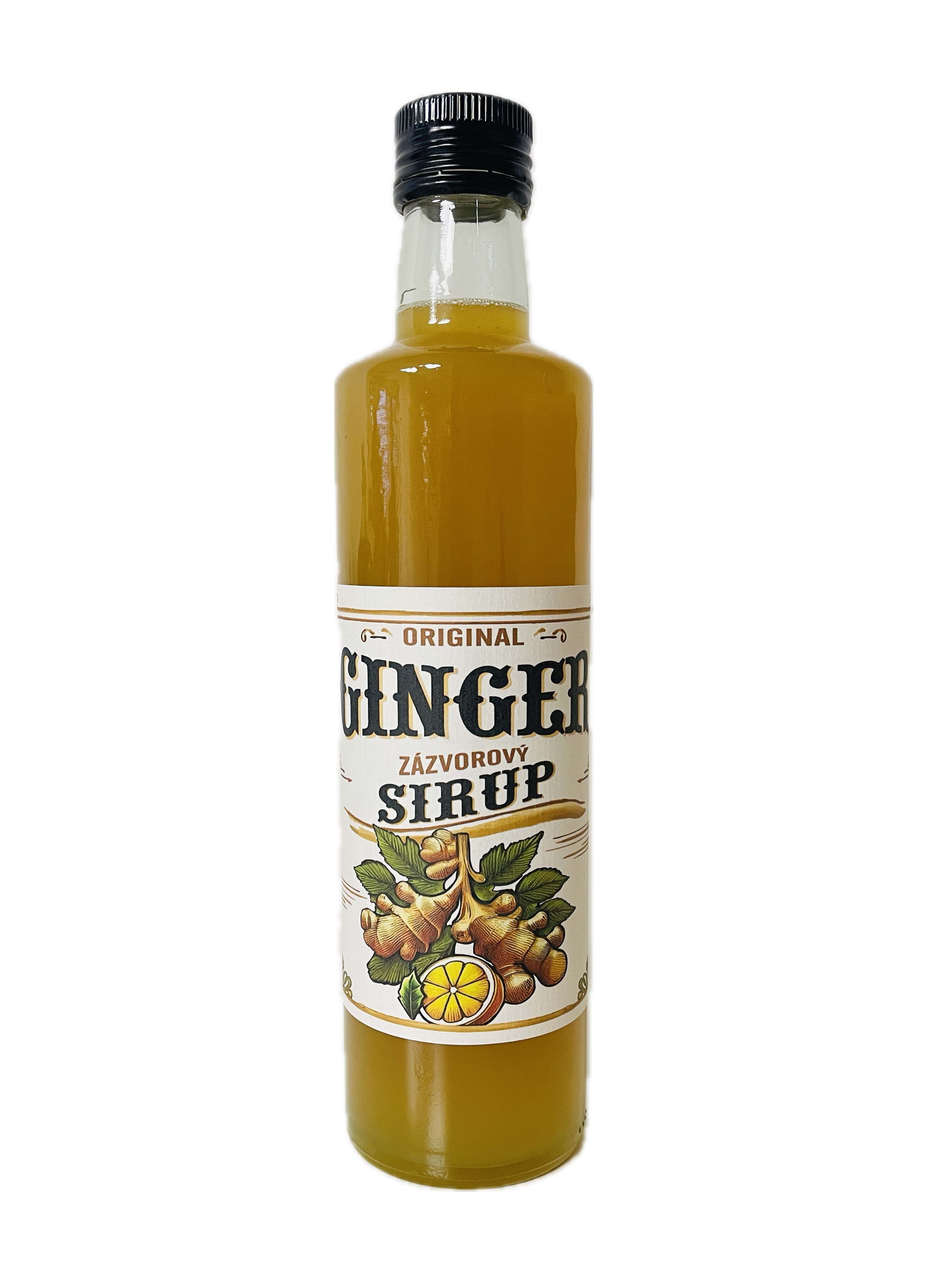 GINGER - Zázvorový sirup s min. 85% podielom šťavy 500ml